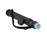 Relaxdays Extendable Poster Roll, 51-85 cm, Ø 9 cm, for transporting posters and drawings, suitable for A0, black