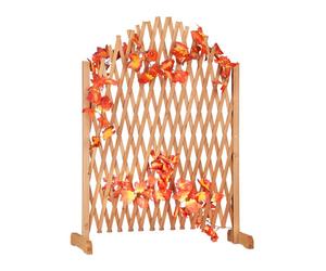Relaxdays Extendible Wooden Trellis