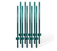 Relaxdays Fence posts for wire fence, set of 10