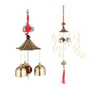 Relaxdays Feng Shui Wind Chimes Set of 2