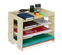 Relaxdays Filing Cabinet with 3 Compartments