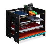 Relaxdays Filing Cabinet with 3 Compartments