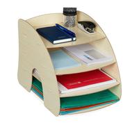 Relaxdays Filing Cabinet with 4 Compartments