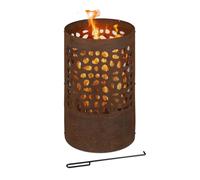 Relaxdays Fire Basket with Spark Protection