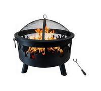 Relaxdays Flame motif fire bowl