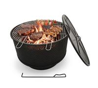 Relaxdays Fire bowl with grill