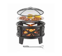 Relaxdays Fire bowl with grill