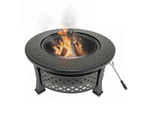 Relaxdays Fire bowl with grill