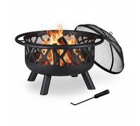 Relaxdays Fire Bowl with Spark Guard