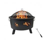 Relaxdays Fire bowl flame motif