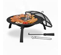 Relaxdays Fire Pit with Grill