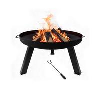 Relaxdays Fire pit with poker