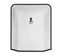 Relaxdays Fireguard, Grille, Oven & Stove, Protect Against Flying Sparks, HxW: 61 x 54 cm, Metal, Black, Iron, 61 x 54 x 9 cm
