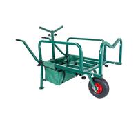 Relaxdays Fishing trolley Transport cart with bag