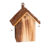 Relaxdays Flamed Wood Ladybird House