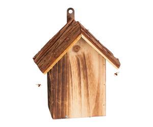 Relaxdays Flamed Wood Ladybird House