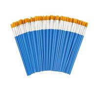 Relaxdays Flat Nylon Brush Set, 100-Piece
