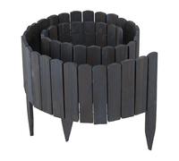 Relaxdays Flexible wooden bed edging