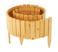 Relaxdays Flexible wooden garden edging