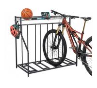 Relaxdays Floor bike rack with basket