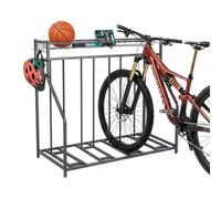 Relaxdays Floor bike rack with basket