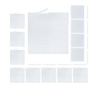 Relaxdays Floor Mat, 40 Protective Mats For Sports & Fitness Equipment, Bordered, EVA, Surface 12m², WxD: 60x60cm, White
