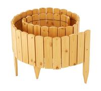 Relaxdays Flexible wooden garden edging