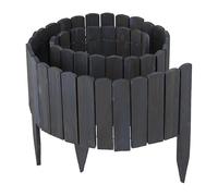 Relaxdays Flexible wooden bed edging