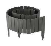 Relaxdays Flexible wooden garden edging