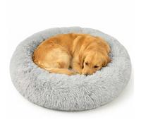 Relaxdays Round, plush dog bed