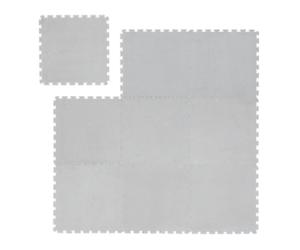 Relaxdays Fluffy Puzzle Carpet in a Set of 9