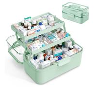 Relaxdays Fold-out plastic medicine box