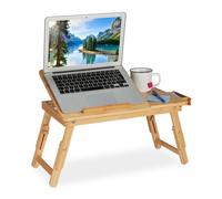 Relaxdays Foldable Bamboo Laptop Stand