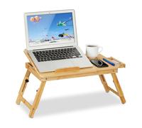 Relaxdays Foldable Bamboo Laptop Stand