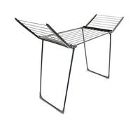 Relaxdays Foldable black clothes airer