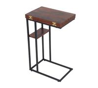 Relaxdays Foldable C-shaped side table