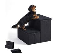 Relaxdays Foldable dog steps with storage