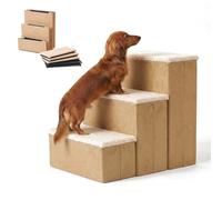 Relaxdays Foldable dog steps with storage