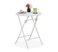 Relaxdays Foldable Garden Table in Rattan Look