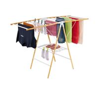 Relaxdays Foldable laundry rack with wings