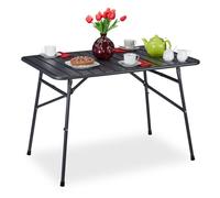 Relaxdays Foldable Metal Outdoor Table