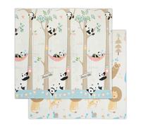 Relaxdays Foldable Play Mat with Animal Motif