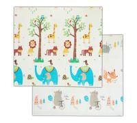 Relaxdays Foldable Play Mat with Colourful Motif