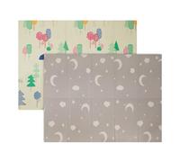 Relaxdays Foldable Playmat Sun & Moon Non-Toxic 200x150 cm XPE Foam Baby Crawling Multicoloured