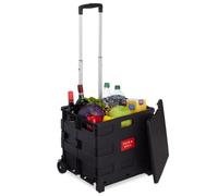 Relaxdays Foldable shopping trolley