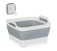 Relaxdays Foldable Sink Bowl with Drain