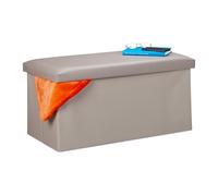 Relaxdays Foldable Storage Bench