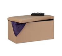 Relaxdays Foldable Storage Bench