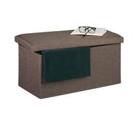 Relaxdays Foldable Storage Bench