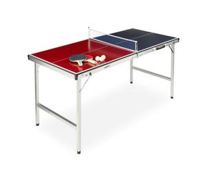 Relaxdays Foldable Table Tennis Table& Accessories